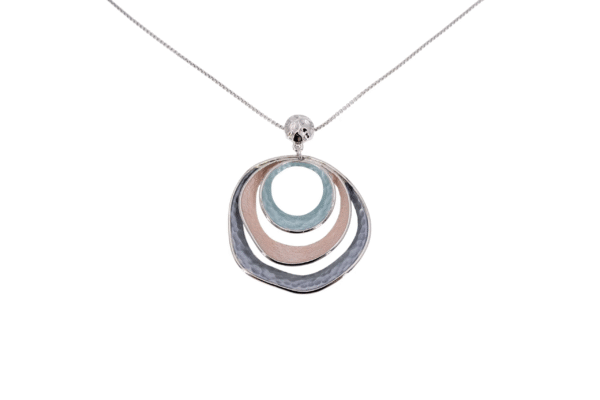COLLANA LUNGA KLK GIOIELLI ZAMA TRE CERCHI