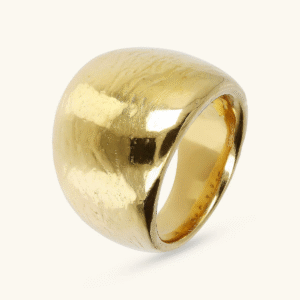 ANELLO A FASCIA GRADUATO MARTELLATO ETRUSCA GIOELLI
