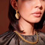 COLLANA CATENA BIZANTINA PLACCATA IN ORO ETRUSCA GIOIELLI