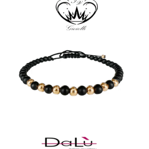 Bracciale oro rosa con ematite Dalù