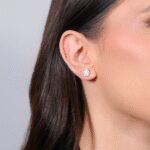 ORECCHINI DONNA IN ACCIAIO ZAMPETTA E CRISTALLI LUCA BARRA