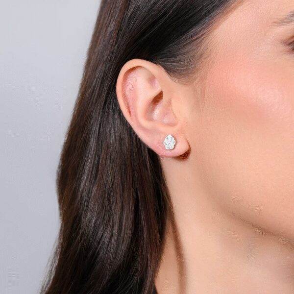 ORECCHINI DONNA IN ACCIAIO ZAMPETTA E CRISTALLI LUCA BARRA