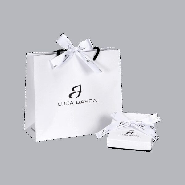 ORECCHINI DONNA IN ACCIAIO ZAMPETTA E CRISTALLI LUCA BARRA