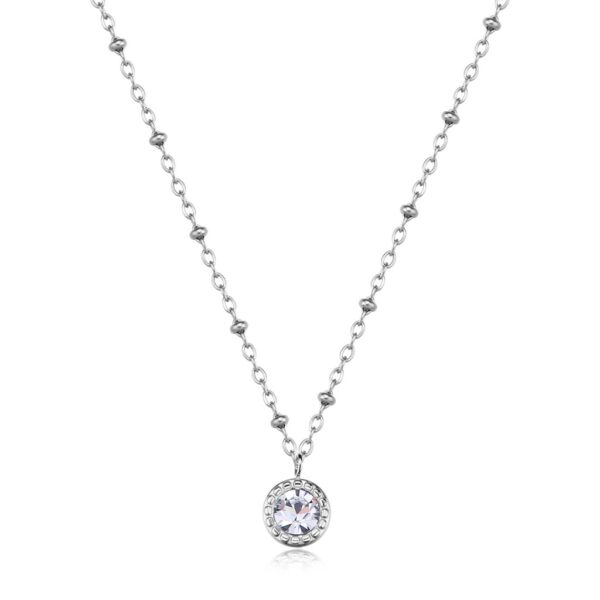 COLLANA ACCIAO S'AGAPO