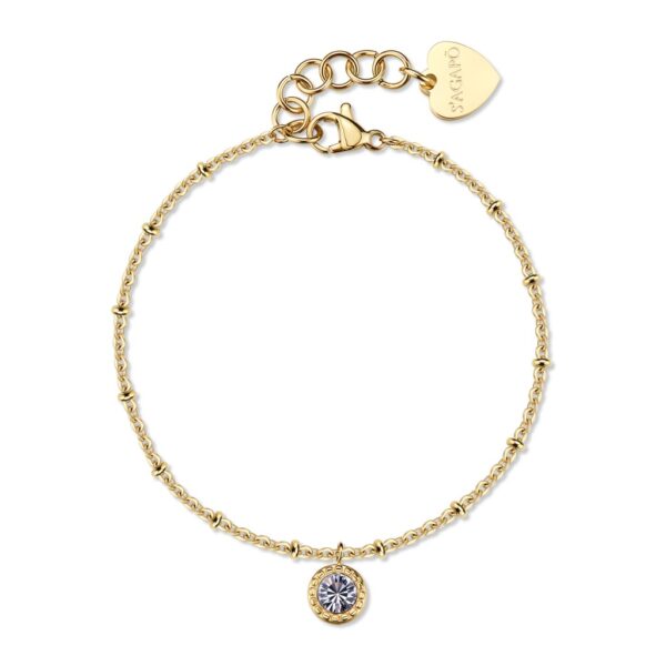 BRACCIALE AURORA IN ACCIAIO 316L, FINITURA PVD COLORATO S'AGAPO