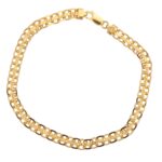 BRACCIALE ORO GIALLO LAVORATO