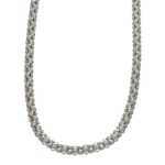 COLLANA ORO BIANCO RETE