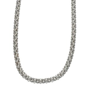 COLLANA ORO BIANCO RETE