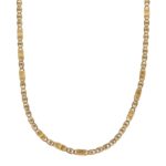 COLLANA ORO GIALLO LAVORATA MARZI