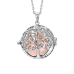 COLLANA CHIAMA ANGELI CON ALBERO DELLA VITA ACCIAIO