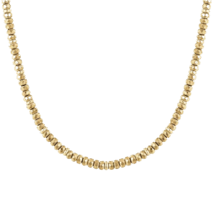 COLLANA DONNA IN ACCIAIO IP GOLD CON EMATITE LUCA BARRA