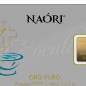 LINGOTTO NAORI IN ORO PURO DA 1 GR