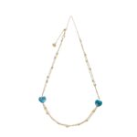 COLLANA MULTIFILO CUORI IO & TE