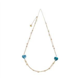 COLLANA MULTIFILO CUORI IO & TE