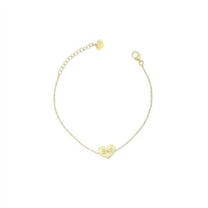 BRACCIALE ARGENTO CON CUORE IO & TE