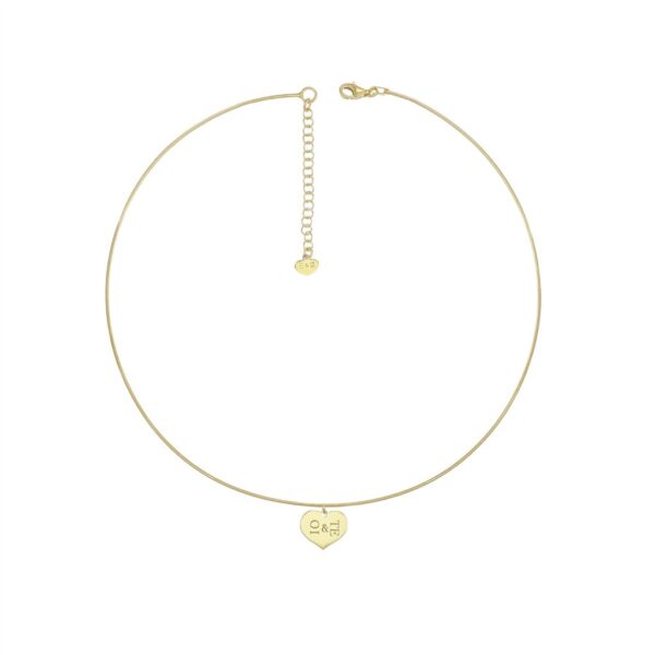 COLLANA RIGIDA CUORE IO& TE