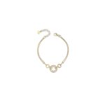 BRACCIALE CON CERCHIO IN MADREPERLA IO & TE