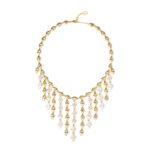 GIROCOLLO A MAGLIA GEOMETRICA E CATENELLE SODINI