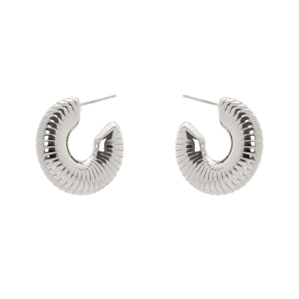 ORECCHINI A CERCHIO RIGATO SODINI