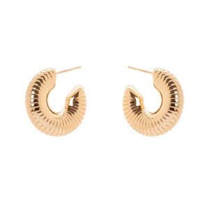 ORECCHINI A CERCHIO RIGATO SODINI