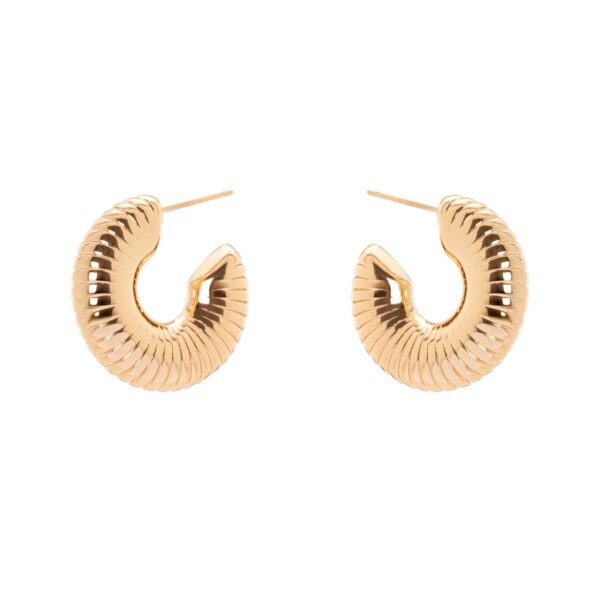 ORECCHINI A CERCHIO RIGATO SODINI