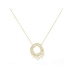 COLLANA ARGENTO CON CIONDOLO PERLE CUORI MILANO