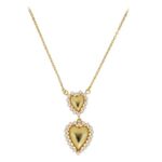 COLLANA ARGENTO CON CUORE PENDENTE CUORI MILANO