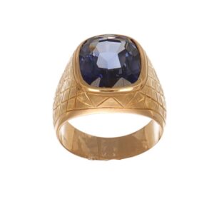 ANELLO ORO GIALLO CON PIETRA