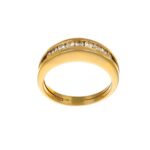 ANELLO ORO GIALLO RIVIERA CON DIAMANTI