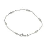 BRACCIALE ORO BIANCO NOVELLO