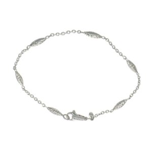 BRACCIALE ORO BIANCO NOVELLO