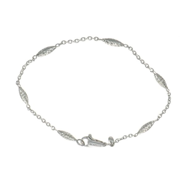 BRACCIALE ORO BIANCO NOVELLO