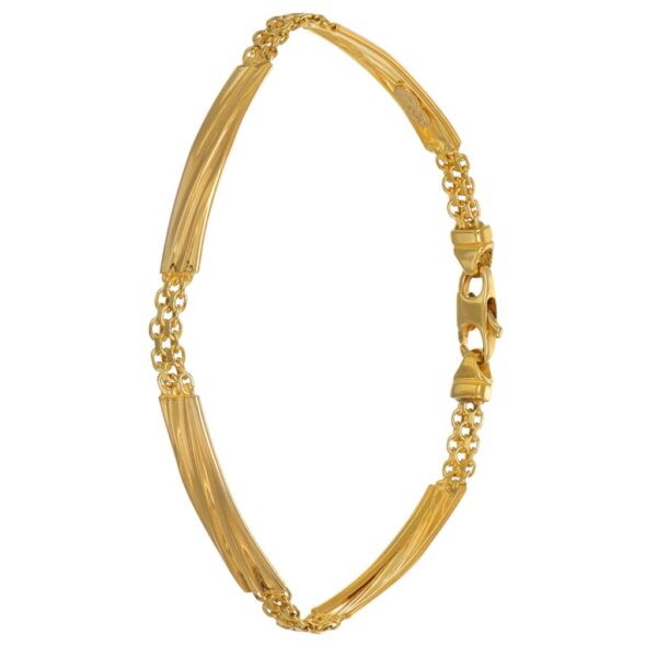 BRACCIALE ORO GIALLO SEMIRIGIDO