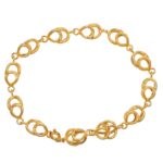 BRACCIALE ORO GIALLO LAVORATO