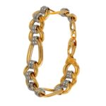 BRACCIALE DUE ORI CATENA LARGA