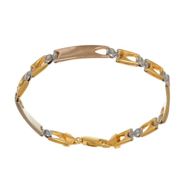 BRACCIALE TRE ORI FASCETTE SEMI RIGIDO