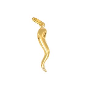 CIONDOLO ORO GIALLO CORNETTO