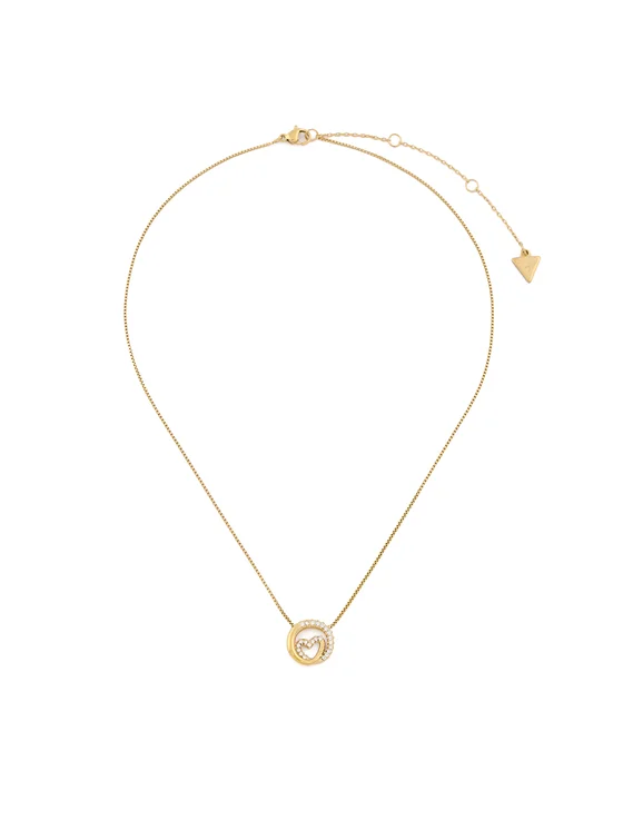 COLLANA ACCIAIO CON CIONDOLO CUORE GUESS