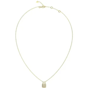 Collana acciaio dorata guess