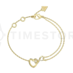 Bracciale acciaio cuore e infinito guess