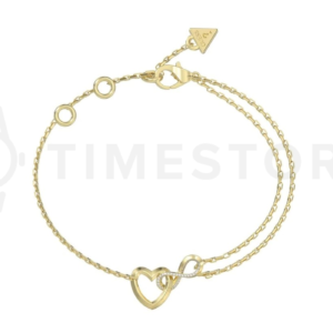 Bracciale acciaio cuore e infinito guess