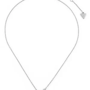 Collana acciaio con cuore guess