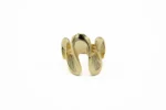 ANELLO ELASTICO MET.ZAMA BAGNO IN ORO LUCIDO SERPENTINA KLK