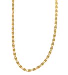 COLLANA ORO GIALLO MAGLIA PIATTA