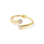 Bracciale semirigido con terminali di zirconi Sodini