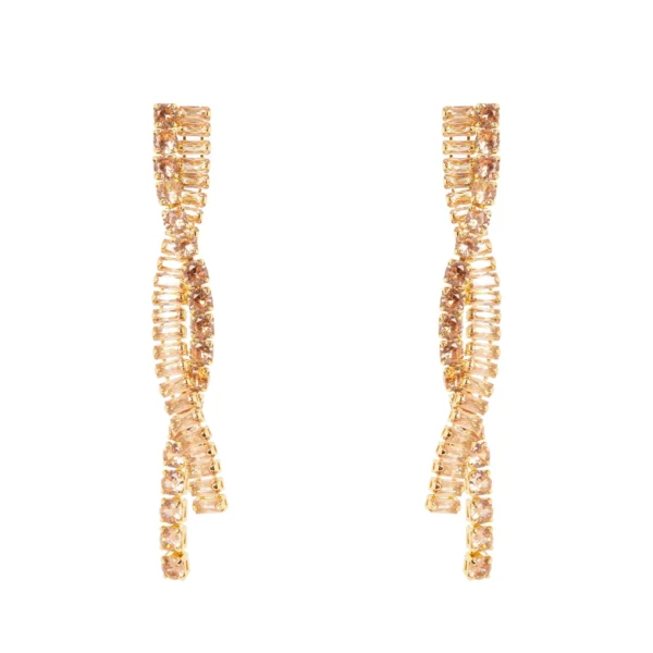 Orecchini lunghi a due fili Sodini