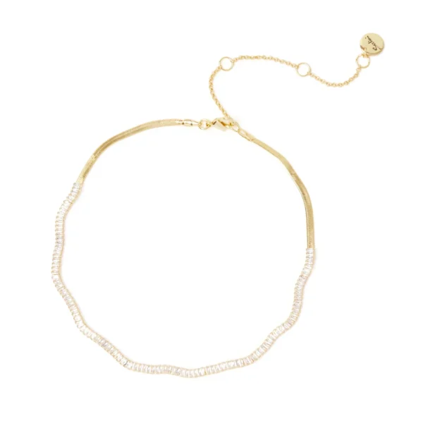 Collana girocollo serpentina e zirconi Sodini