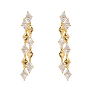 Orecchini lunghi doppio filo Sodini