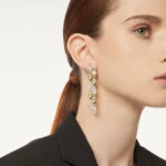 Orecchini lunghi doppio filo Sodini