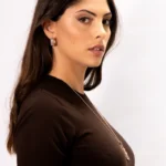 Orecchini zama semicerchio multi righe